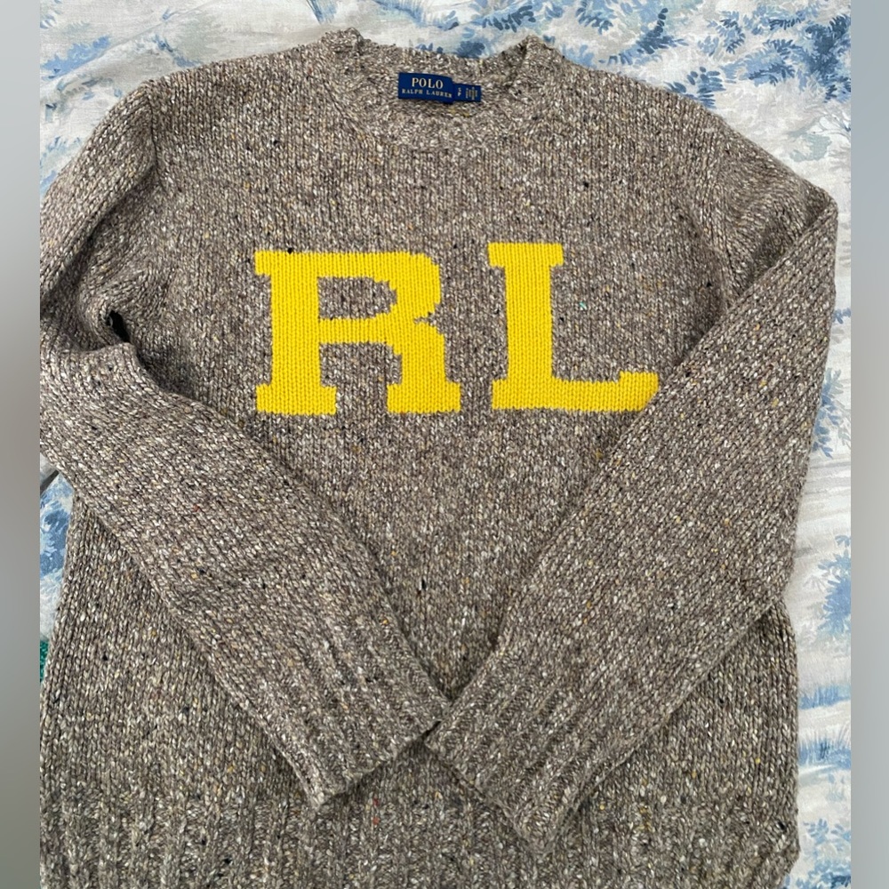Polo Ralph Lauren RL Chunky Knit Crew Sweater Small